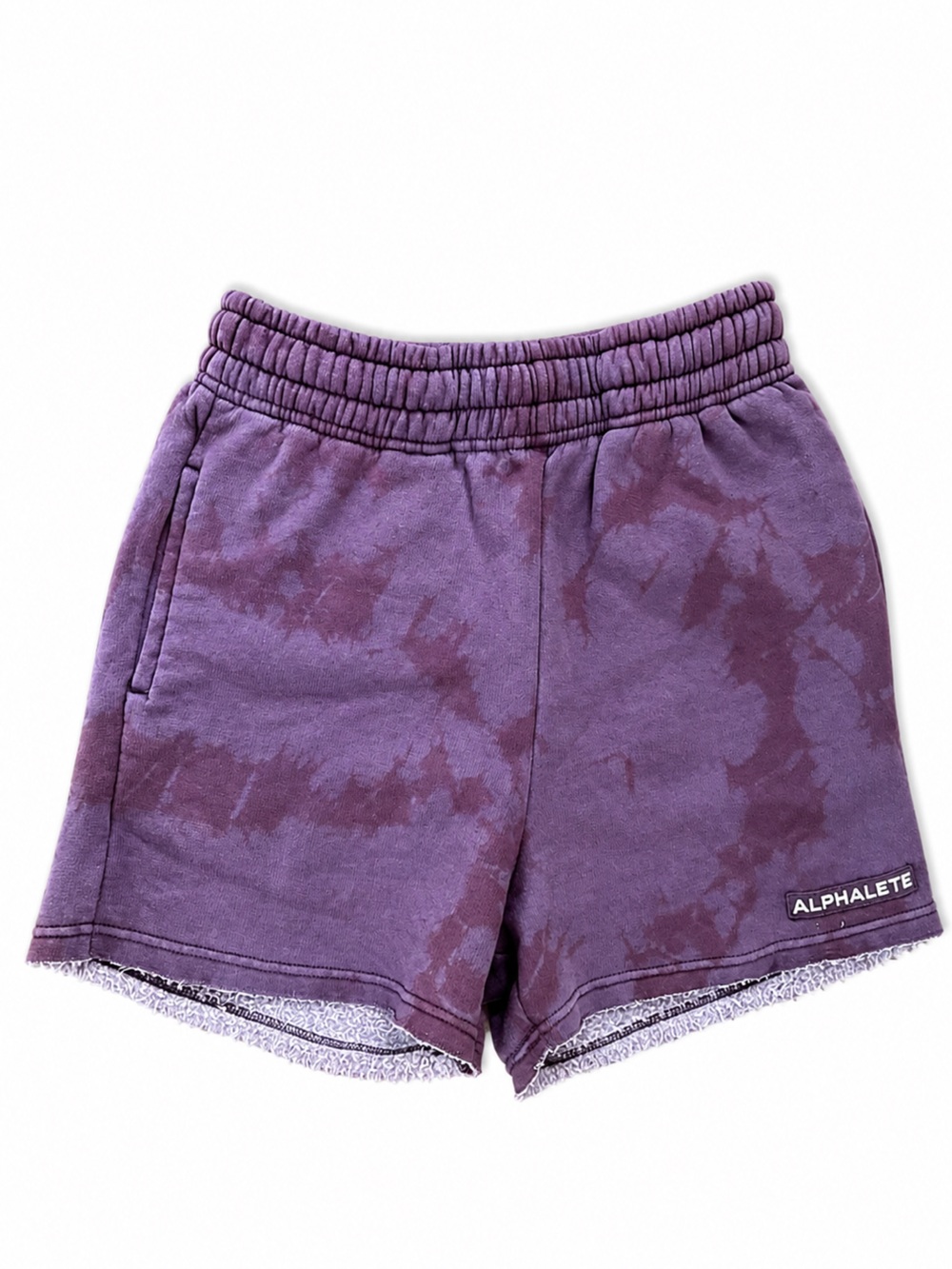 Alphalete Purple Tie-Dye Lounge Shorts – Women’s